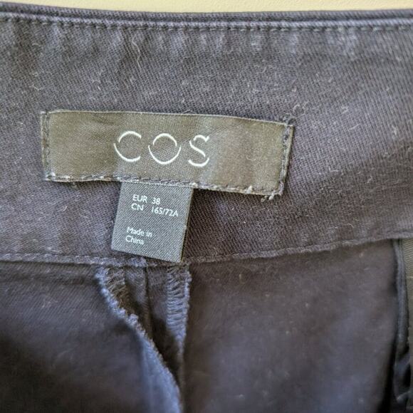 COS Navy barrel leg pant - Picture 6 of 6